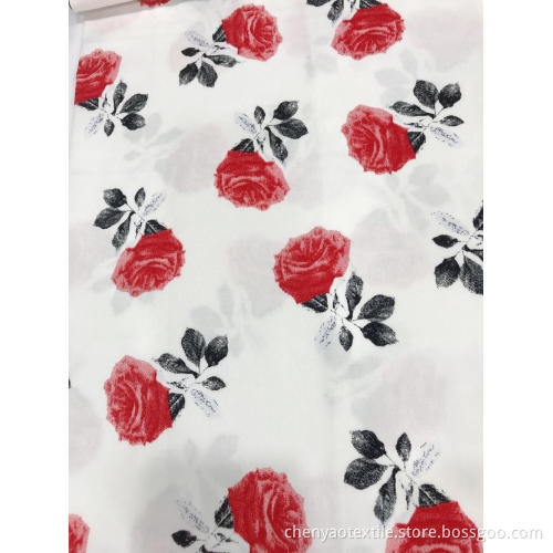 Cotton Spendex Printed Fabric